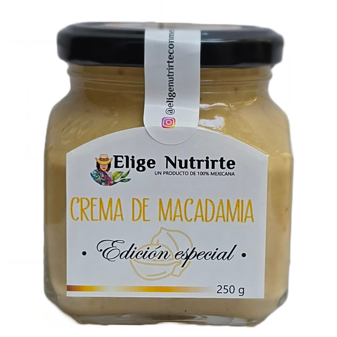 Crema de Macadamia 100% Natural - 1 sólo ingrendiente